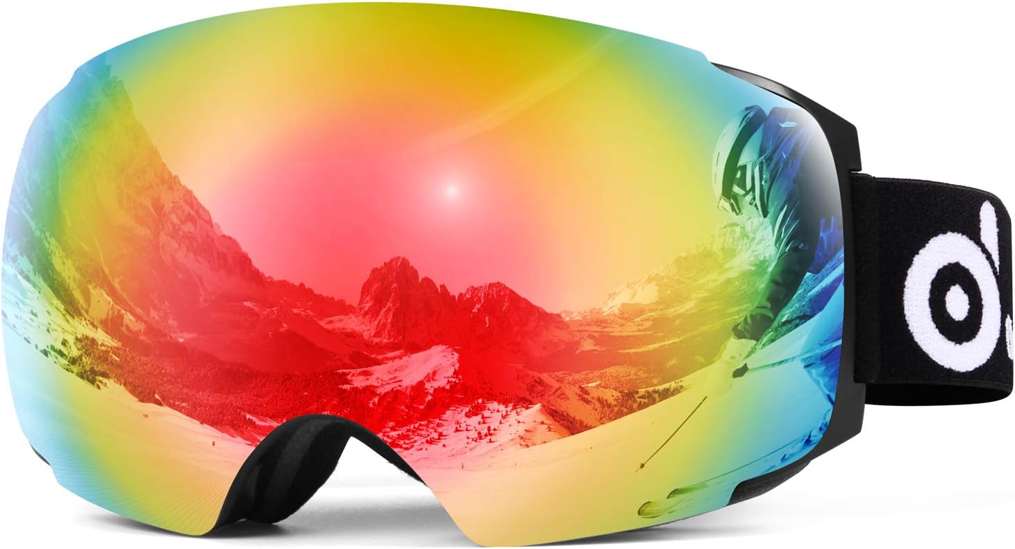 occhiali da snowboard con lenti magnetiche