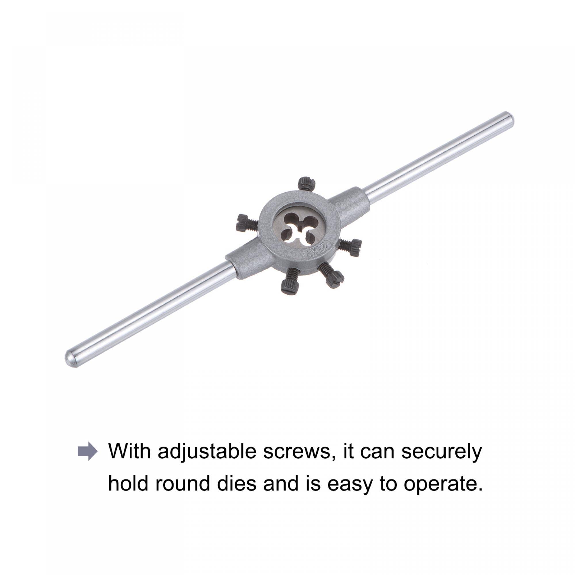 Filière Précision 6g Filière Gauche M10 X 1.25 Sourcing Map - 2 Pièces Acier Allié Pour Filetage Métrique | Filetage à Gauche Alliage Acier