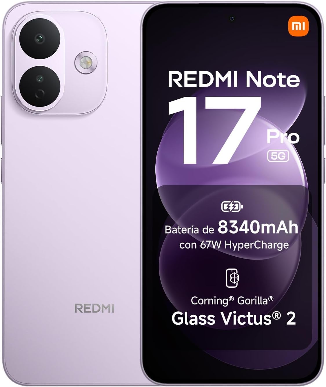 Smartphone Xiaomi Redmi Note 17 Pro 6GB/ 256GB/ 6.83"/ 5G/ Púrpura