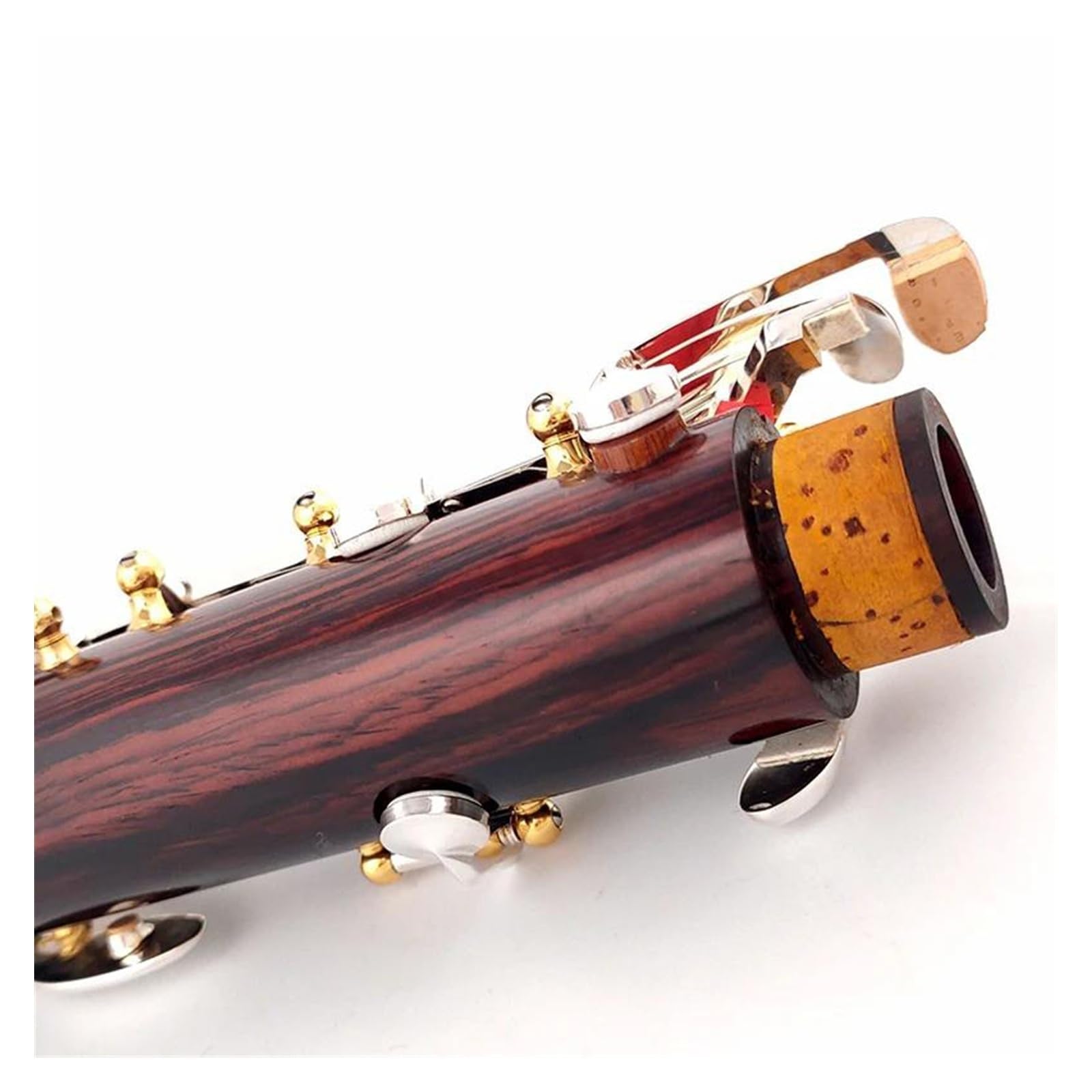 Corpo In Legno Di Cocobolo Tono Sib Clarinetto Chiavi Professionali Placcate Argento Strumenti Per Clarinetto