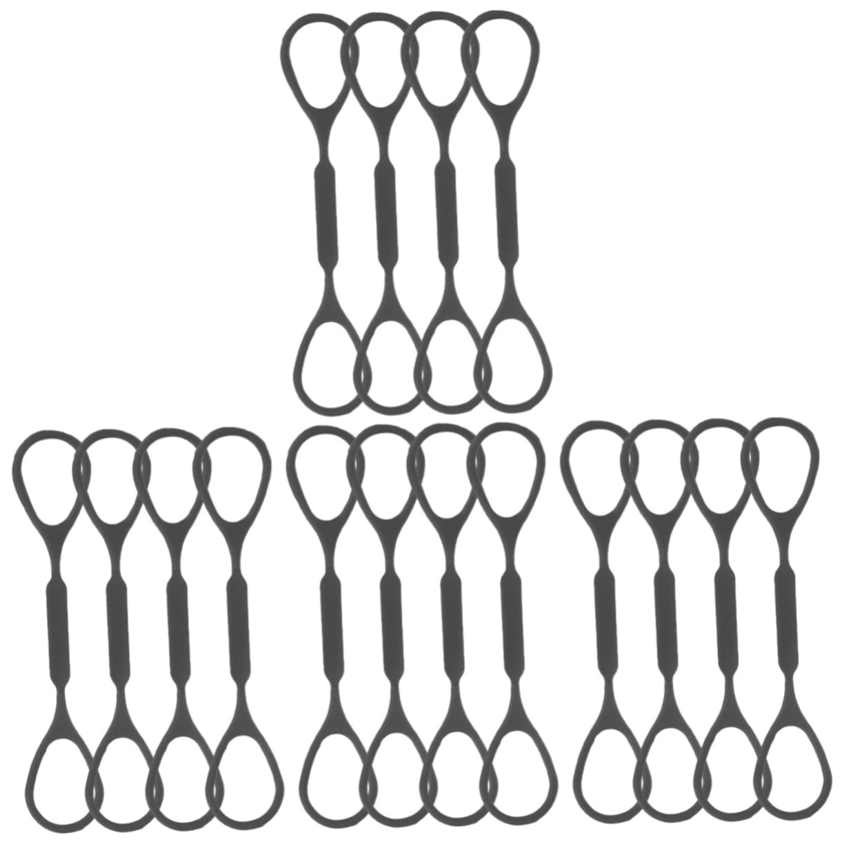 ibasenice 4sets Silicone Trumpet Slide Rings Slide Stopper for Trumpet Compact Flexible Perfect for Wind Instruments 4pcs*4