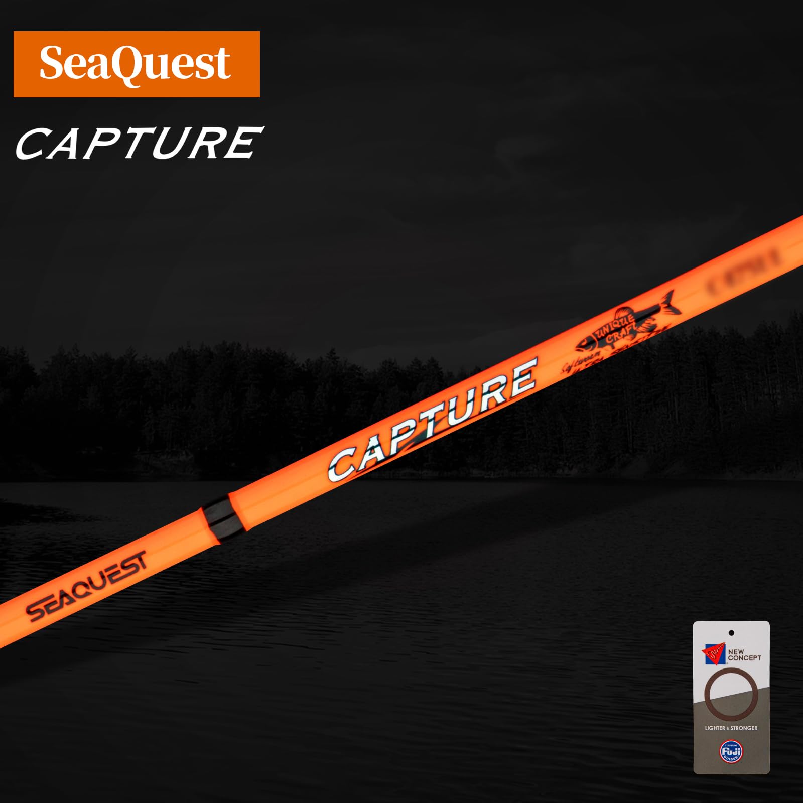 Amazon | SeaQuest Capture C475UL ポータブルトラベルフィッシング
