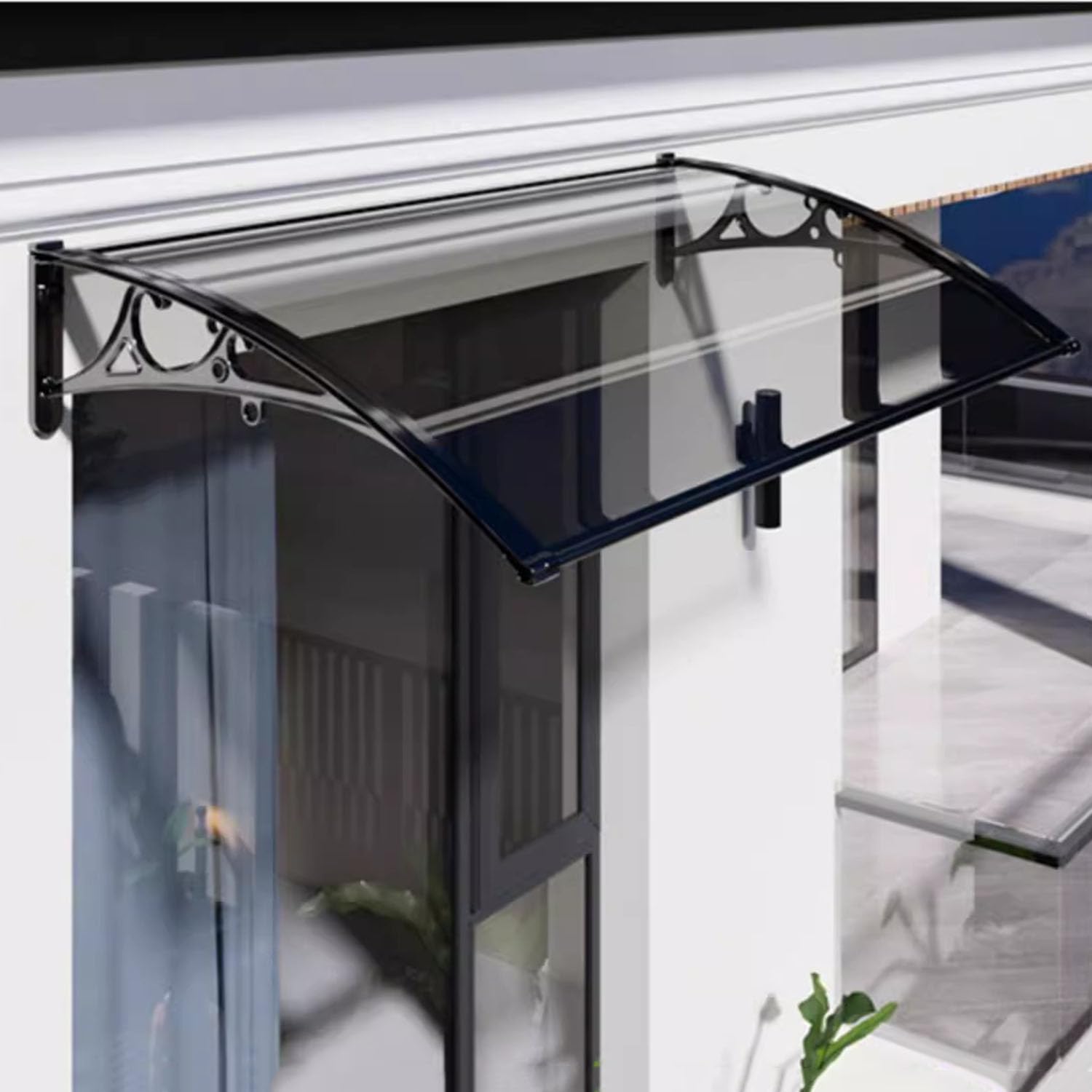 Auvent extérieur soleil neige aluminium pour terrasse et balcon