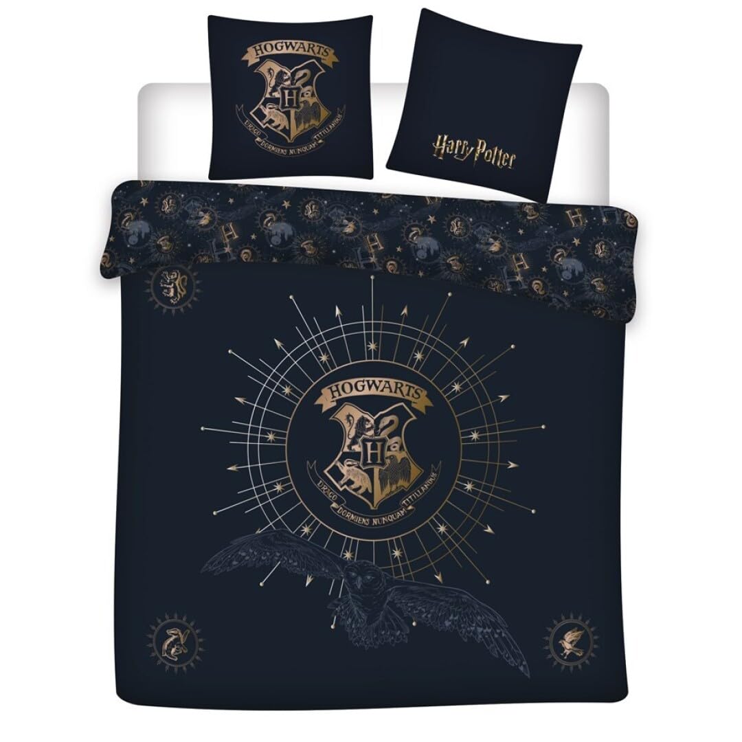 Harry Potter dekbedovertrek - 240 x 220 / 65 x 65 cm