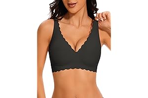 Women's Push Up Scalloped Deep V Bra