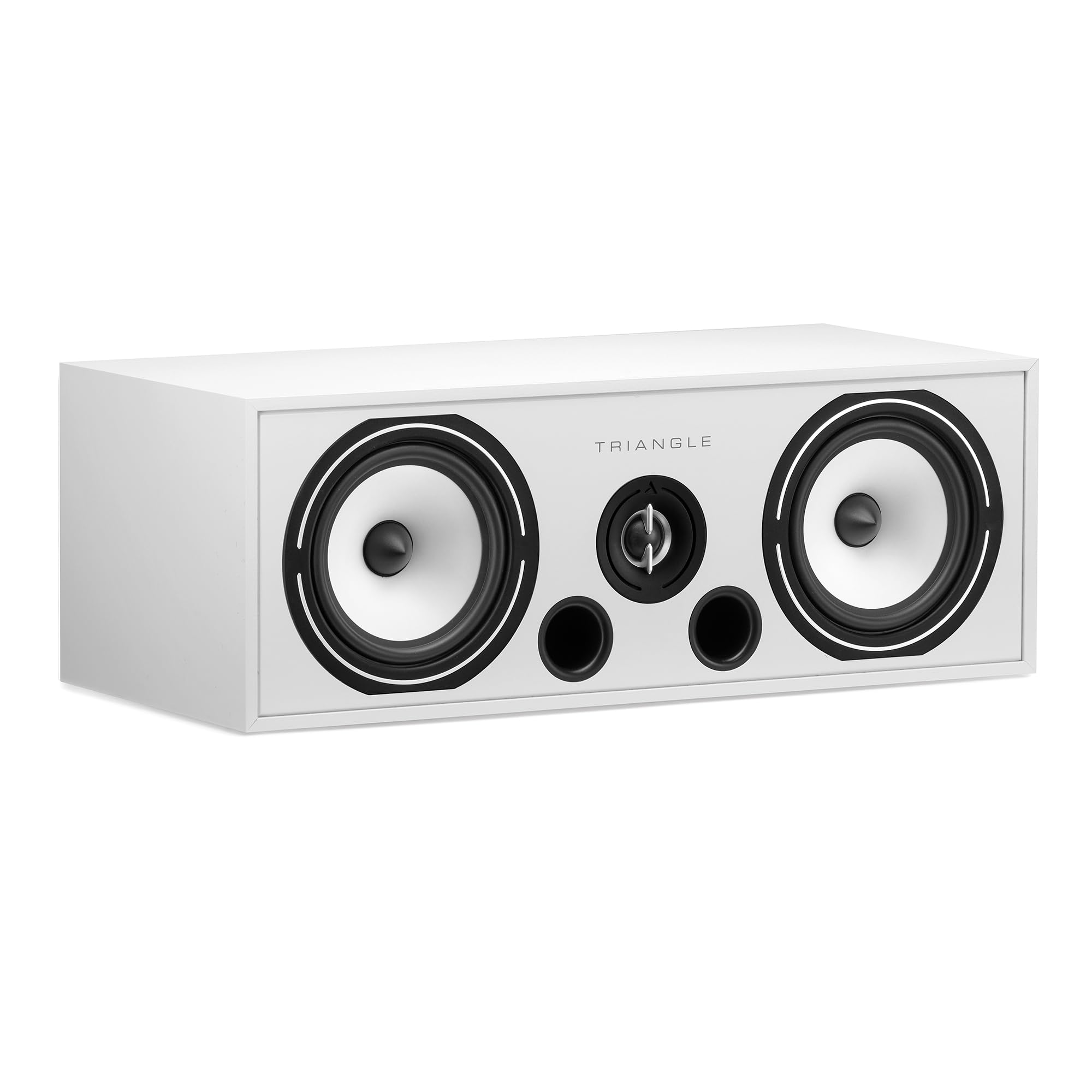 triangle BRC2 Center Channel Speaker - 2 Way Design - 25mm Silk Dome Tweeter (White)