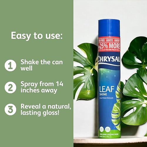 Vista 22 de Chrysal LeafShine Spray para plantas de interior - 5.6 oz (8.5 fl oz)