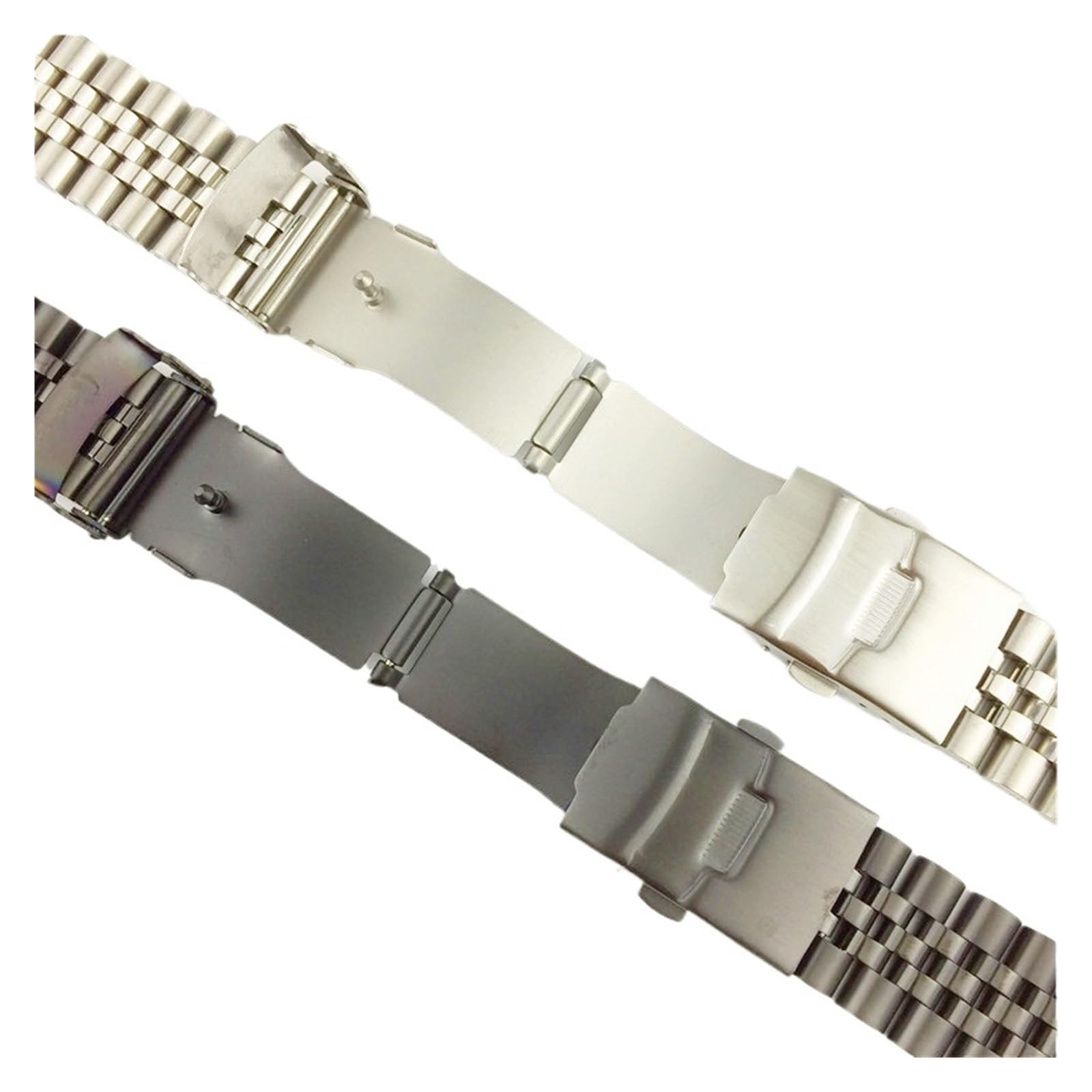Pasek do zegarka ze stali nierdzewnej 18 mm-30 mm, unisex, metalowy, odpowiedni do zegarków kwarcowych lub inteligentnych akcesoriów zamiennych
