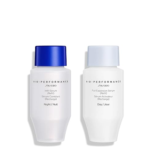 Shiseido Bio-Performance Skin Filler Suums Recambio - Sistema de sueros de dos pasos - Fórmulas de noche y día para piel regordeta y firme