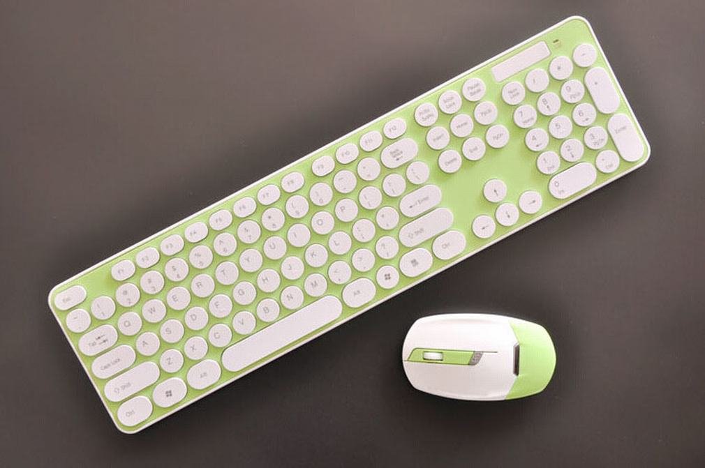 Clavier sans fil et souris optique usb périphérique pc ordinateur portable azerty
