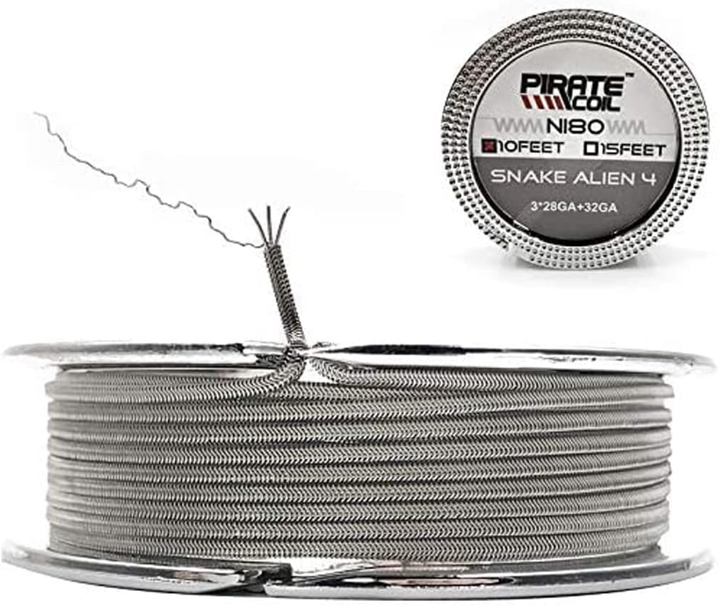 10 ft - AWG 28GAx3+32GA ni80 Alien Nichrome 80 Heat Resistance Wire Prebuilt Wire Coils for Household Wiring Use