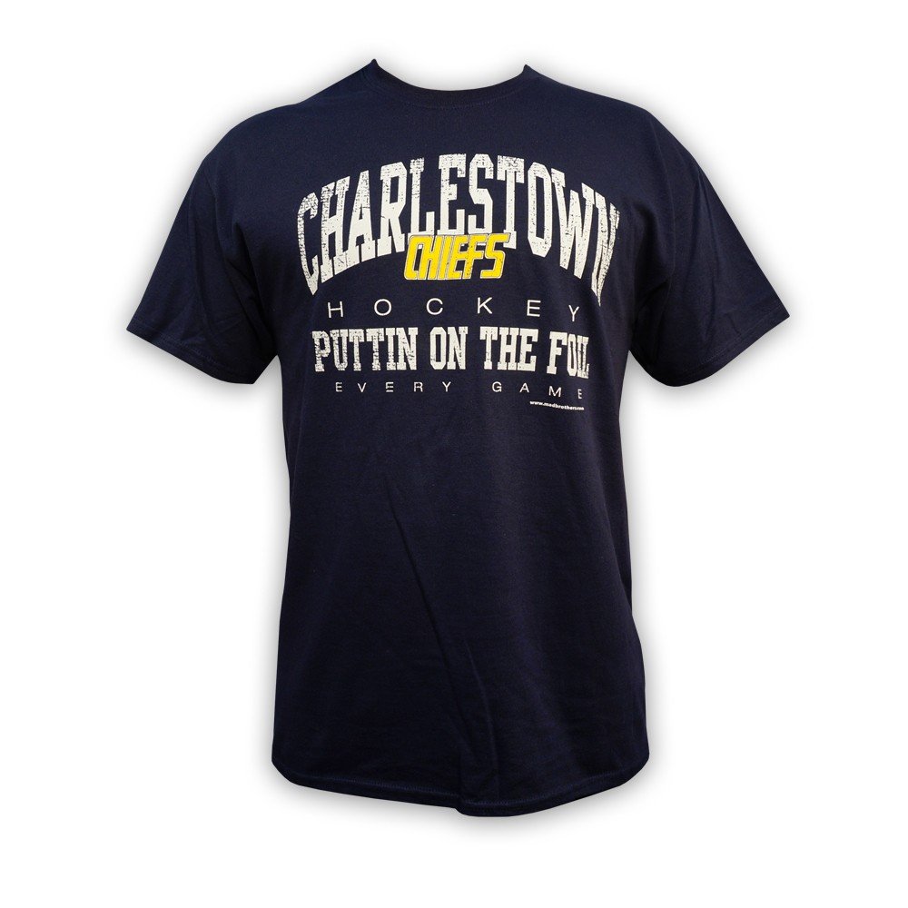 Mad Brothers Charlestown Chiefs Slap Shot Movie Officially Licensed T-Shirt