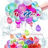wasserbomben kaufen wien 【Wasserbomben luftballons】 Sie erhalten 6 Bündel Wasserballons und 3 Wasserhahnanschlüsse. (37 Wasserballons pro Bündel, 222 Wasserballons insgesamt)