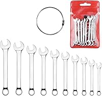 Vista 1 de Juego de mini llaves inglesas de extremo abierto, llave combinada, juego de llaves pequeñas, métricas y SAE (SAE)