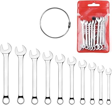 Mini Wrench Set Open End Wrench Combination Wrench Small Wrench Set, Metric and SAE SAE