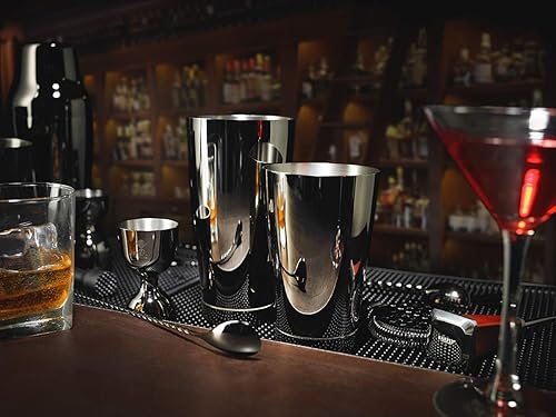 Vista 214 de Recipientes Barfly M370 para cóctel, Latas de cóctel, Acero inoxidable, Tiki