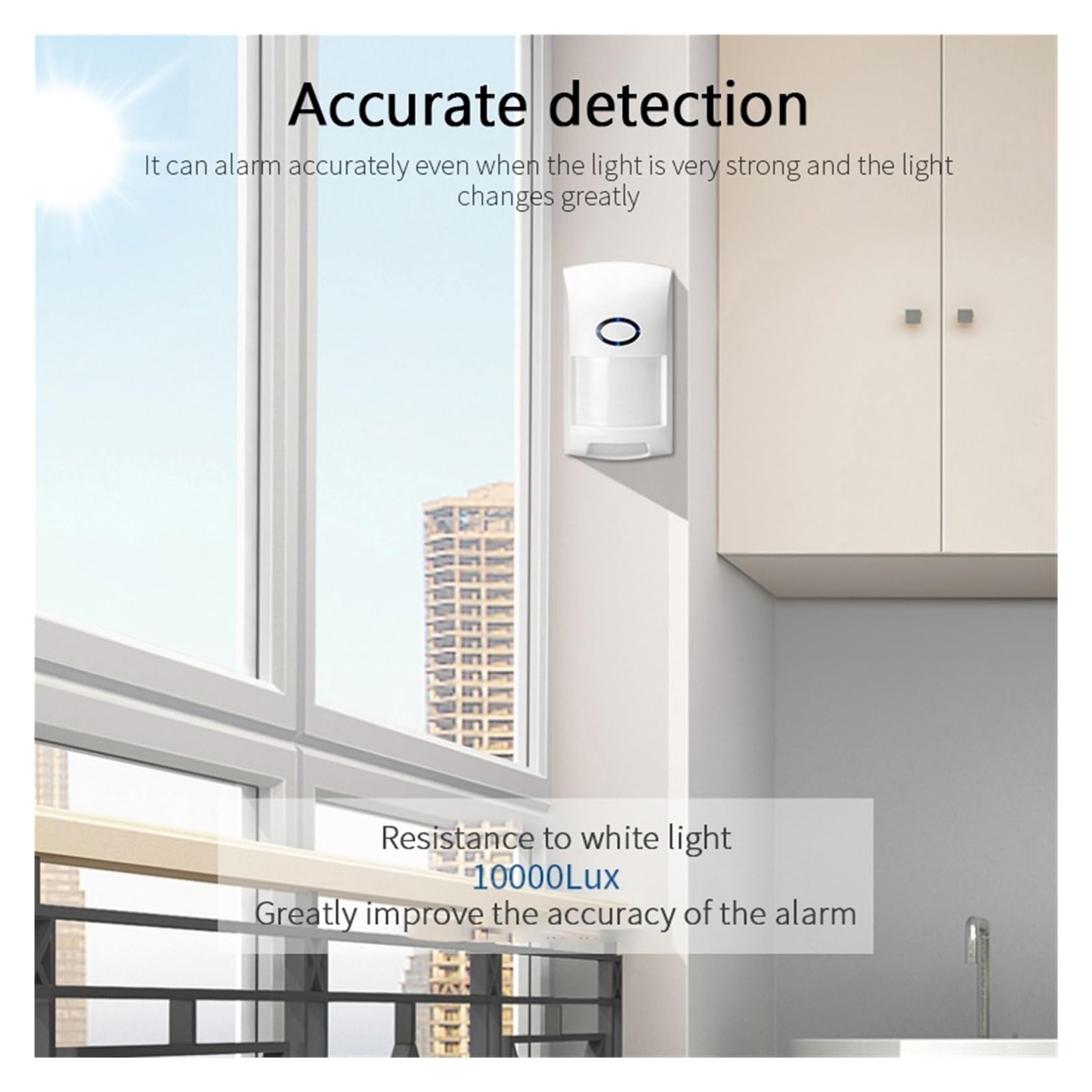 Smart Alarm Sensore di Movimento Intelligente Rilevatore Allarme a infrarossi App del Corpo Umano con Controllo remoto(ZigB)