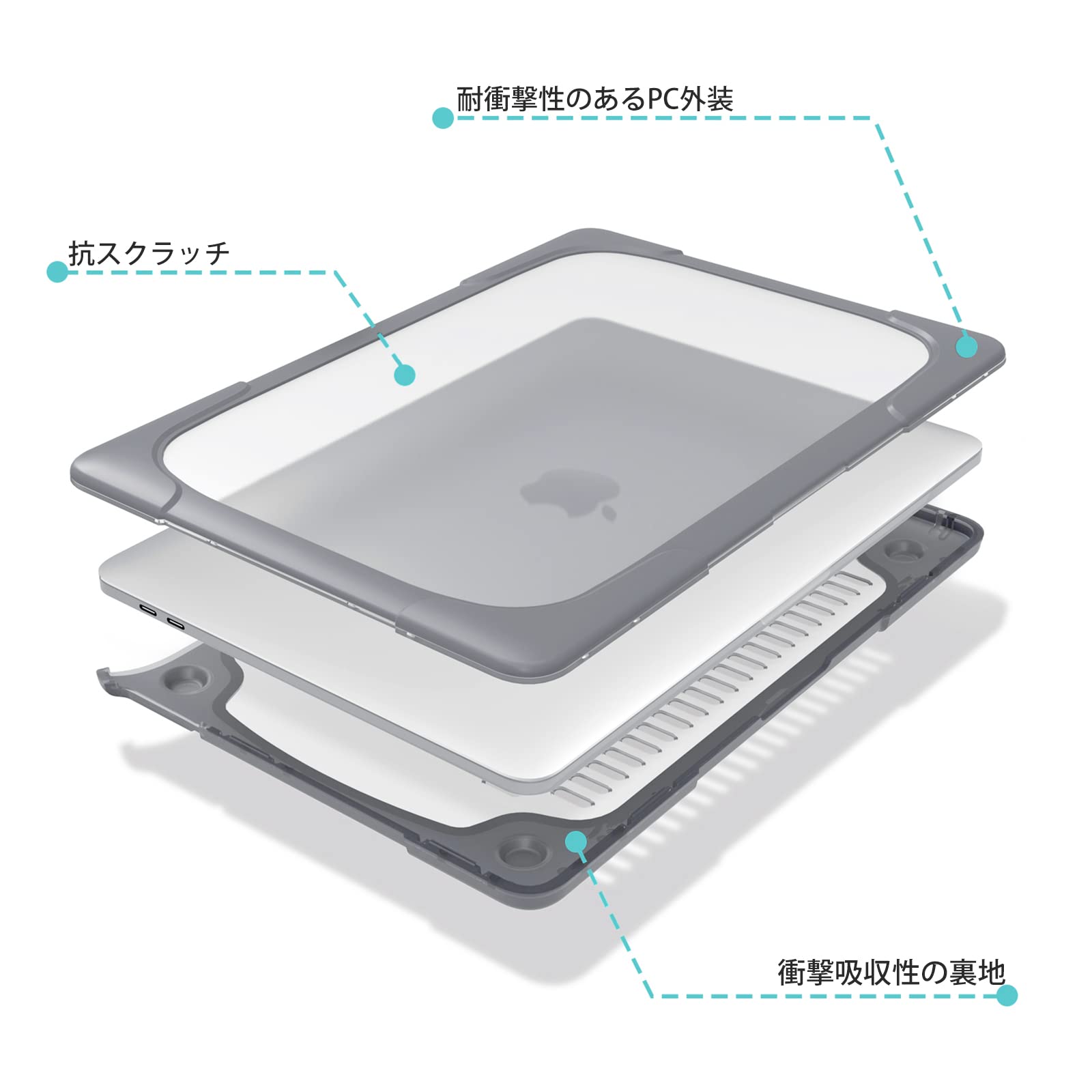 Amazon.co.jp: ProCase MacBook Pro 13 ケース 2022 2020、M1 A2338
