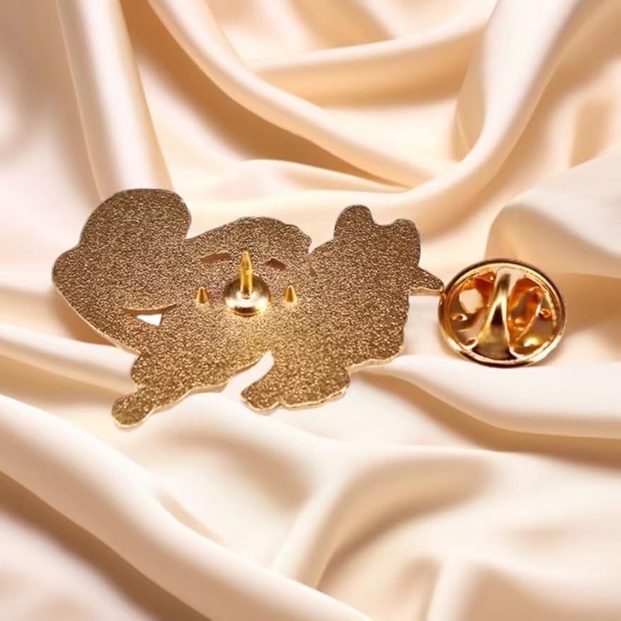 Cosmic Fox Enamel Pin Badge Cute Fox with Glitter Galaxy Background Lapel Pin for Backpack Hat Jacket Bag2