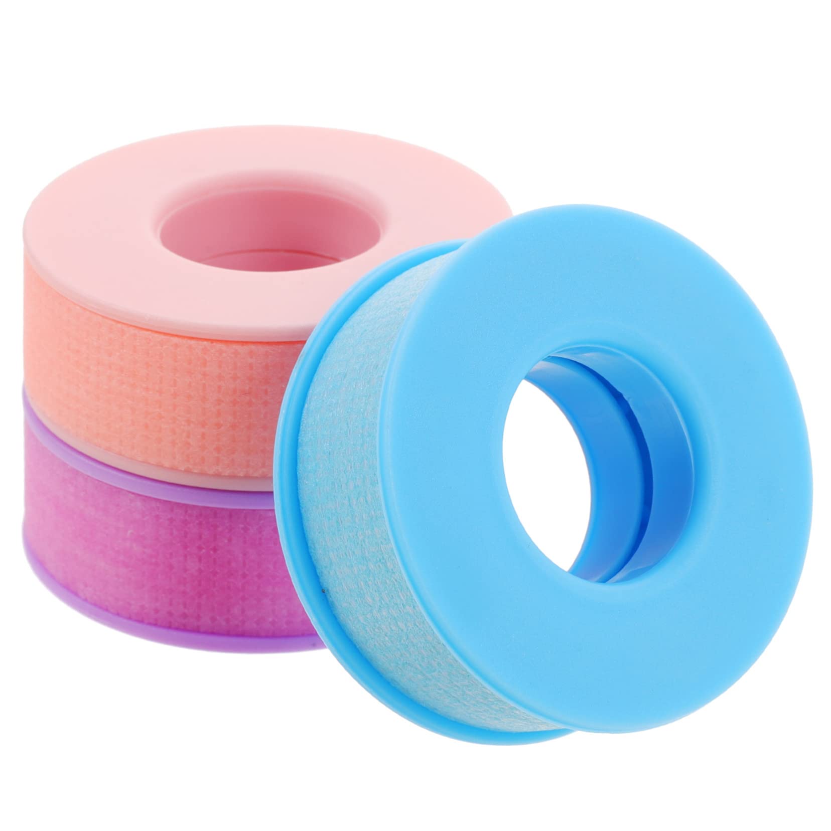 FOMIYES 12 Rollos de pestañas suministro de pestañas almohadilla para pestañas eyelash glue Suministros de pestañas colorful duct tape adhesiva cintas de pestañas para pestañas