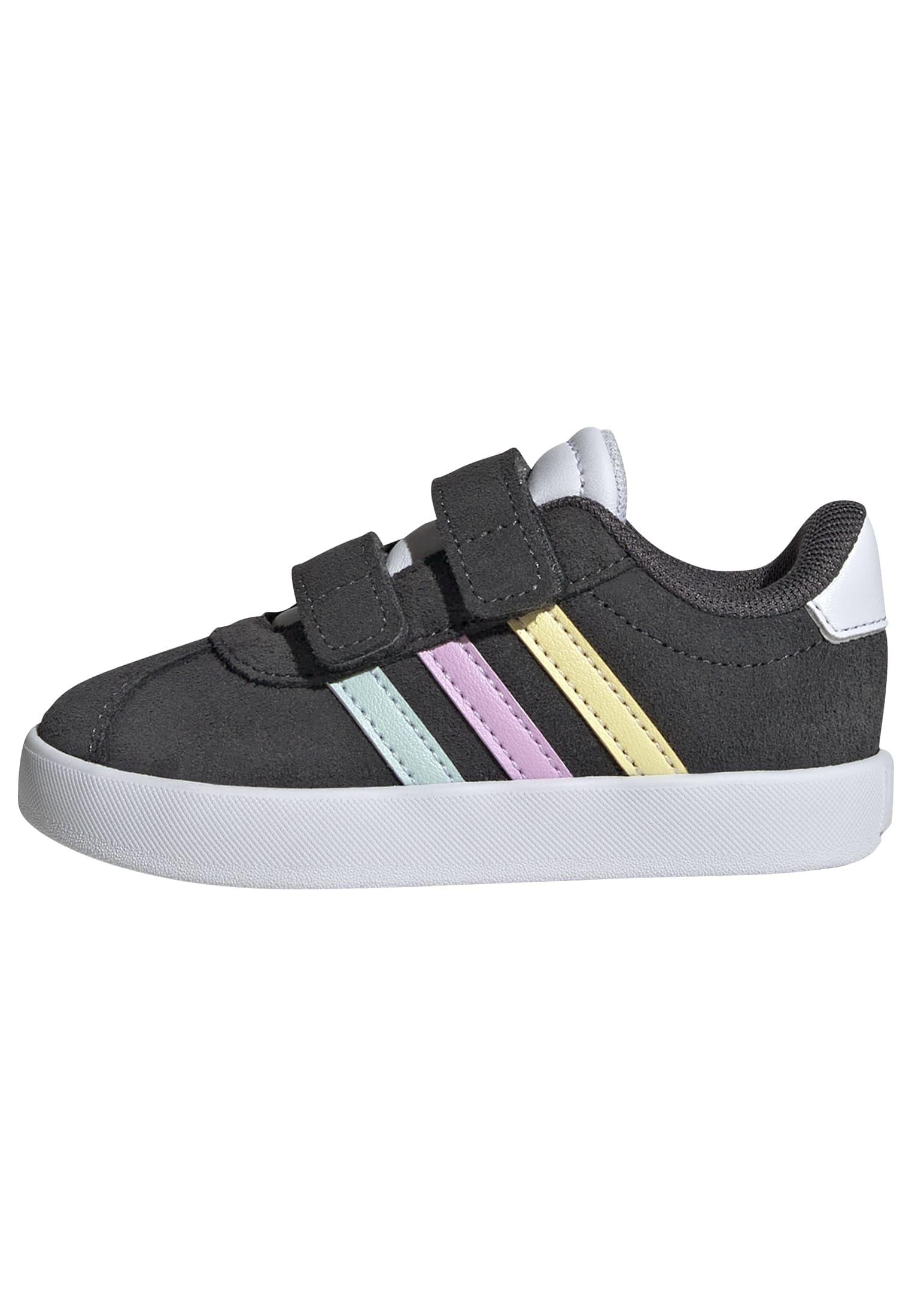 adidas Boys Vl Court 3.0 Sneakers Shoes Casual - Pink, White