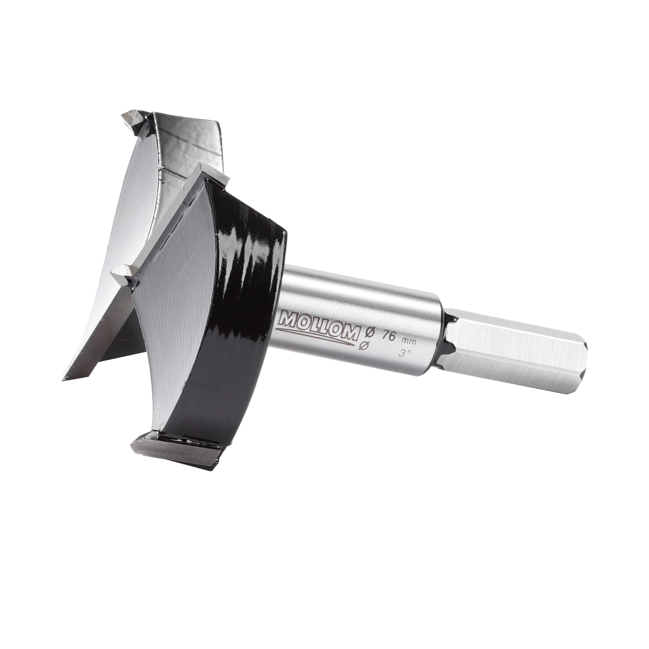 Mollom 3" (76mm) Forstner Drill Bit for Precise Woodworking with Durable YG8 Carbide Thickness of 2.0mm,This Hinge Cutter Tool is Ideal for Hard Wood,