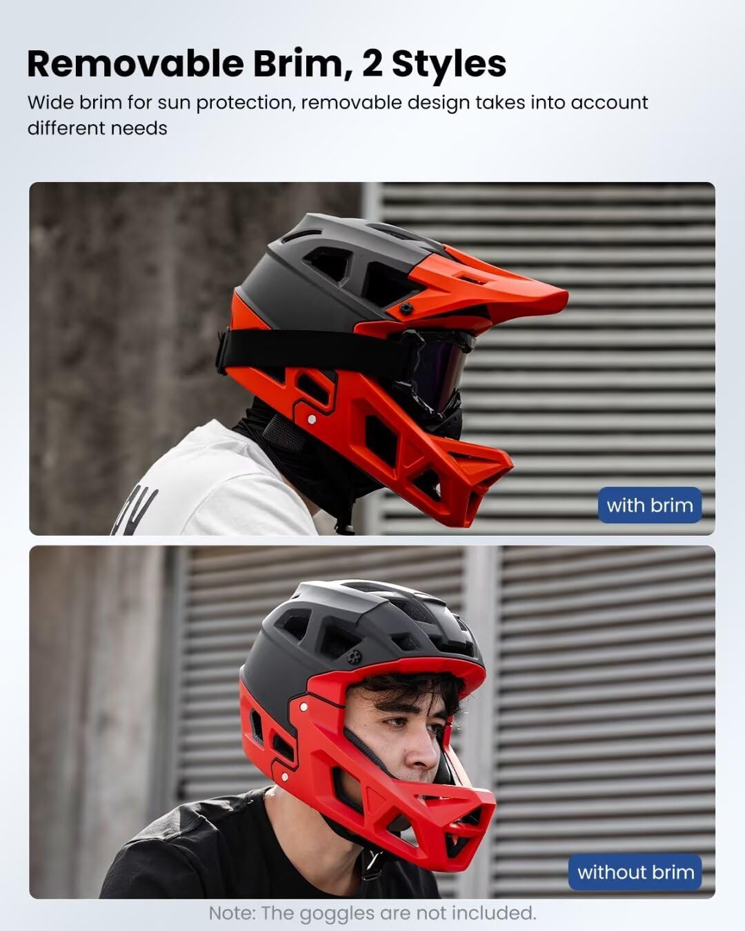 ILM Adult Mountain Bike Helmet Men & Women Full Face Lightweight BMX MTB Helmet ASTM CPSC CE Certified Cycling Helmet Model ZL-B068 - Image 4