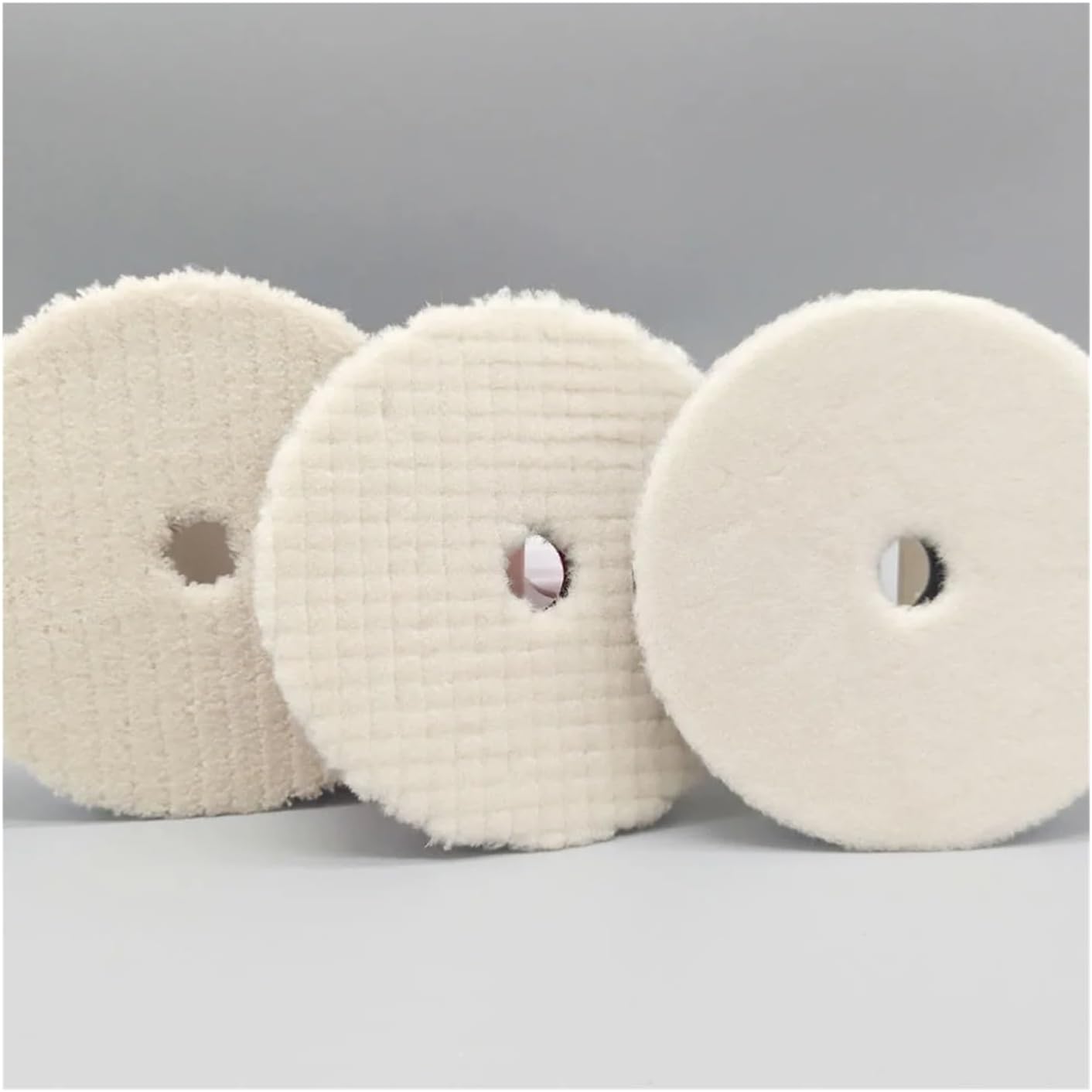 6 Inch Lambs Woolen Polishing Pad for Car Polisher 150mm Car Detailing Car Polishing Wheel Mirror Finish Polish(Medium Cutting x1PC)