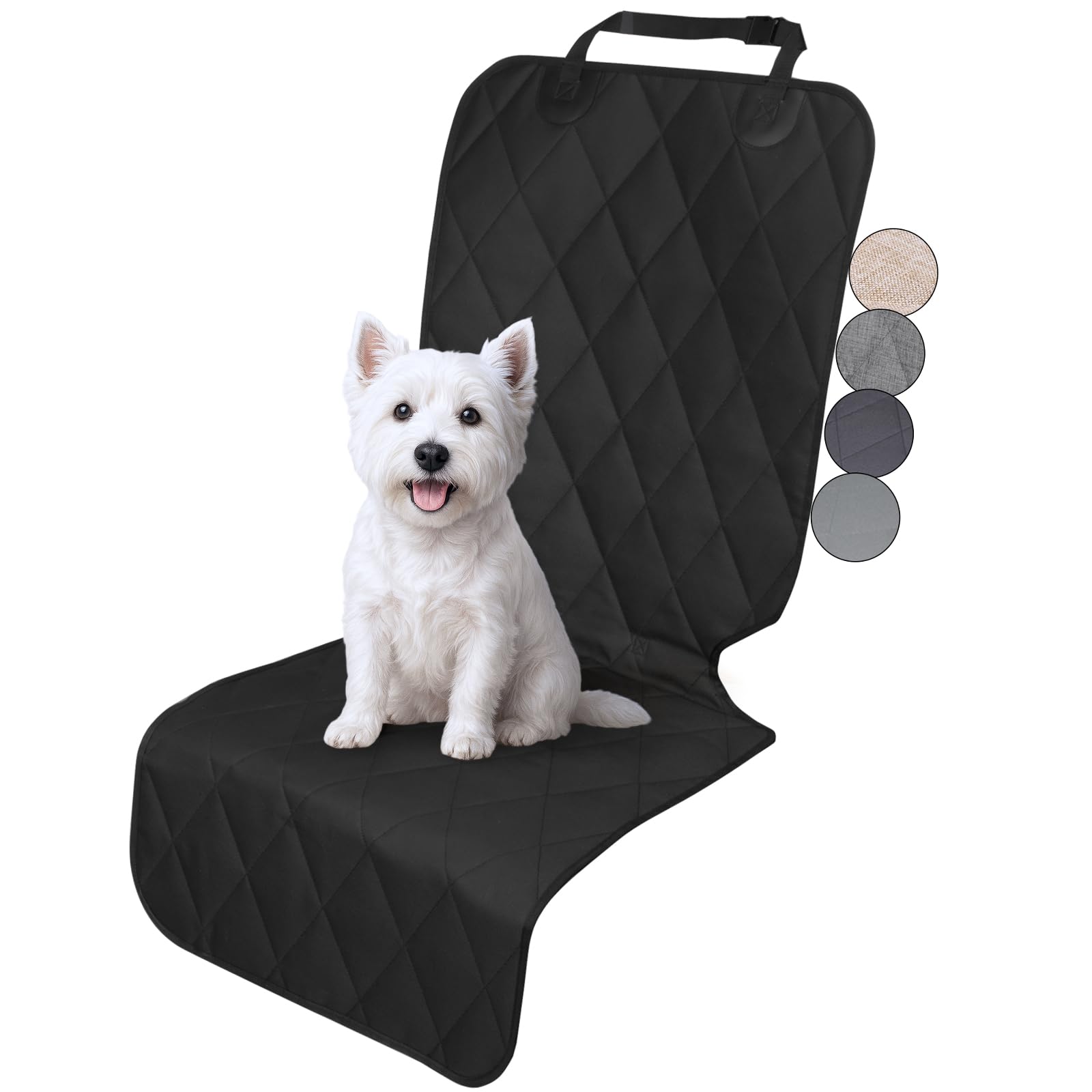 VIVAGLORY Dog Front Seat Cover Seatflex Car Seat Protector