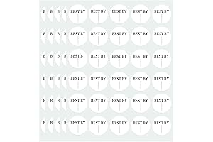 600 Piece Expiration Date Stickers for Breast Milk Storage and Organization