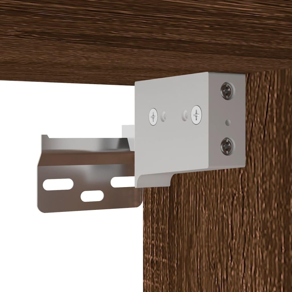 vidaXL Armario de Pared Madera ingeniería marrón Roble 60x36,5x35 cm