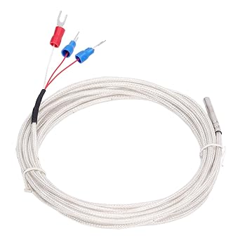 Pt100 Temperature Sensor Probe, 3-Wire Thermistor & K Type Thermocouple for T Temperature Controller, Length, Urement & Design