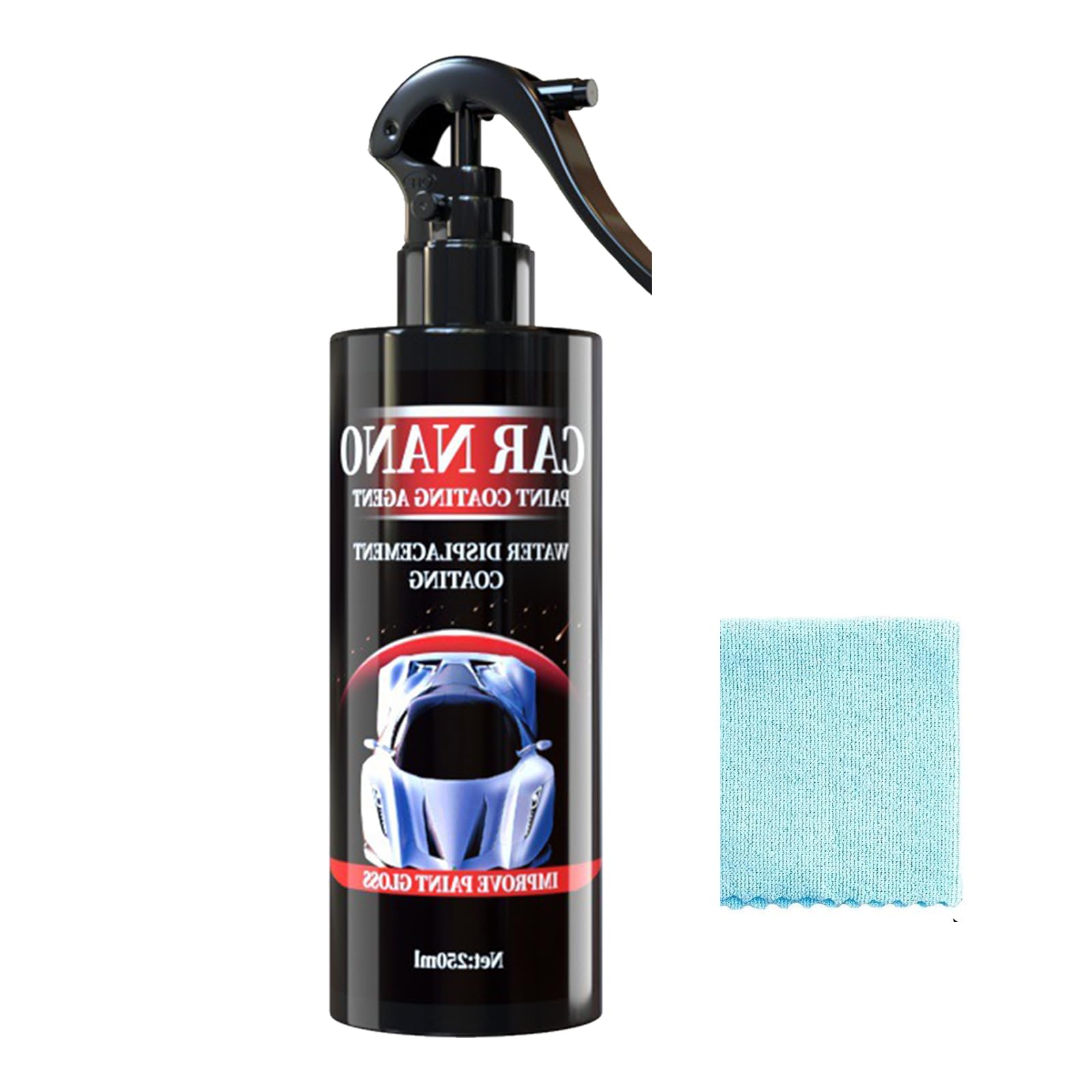 Spray 250 ml wysokiej ochrony 3 w 1, szybki spray do powlekania, polerowany samochód do ochrony, ochrona hydrofobowa, długotrwała ceramiczna uszczelka do pielęgnacji samochodu (250 ml)