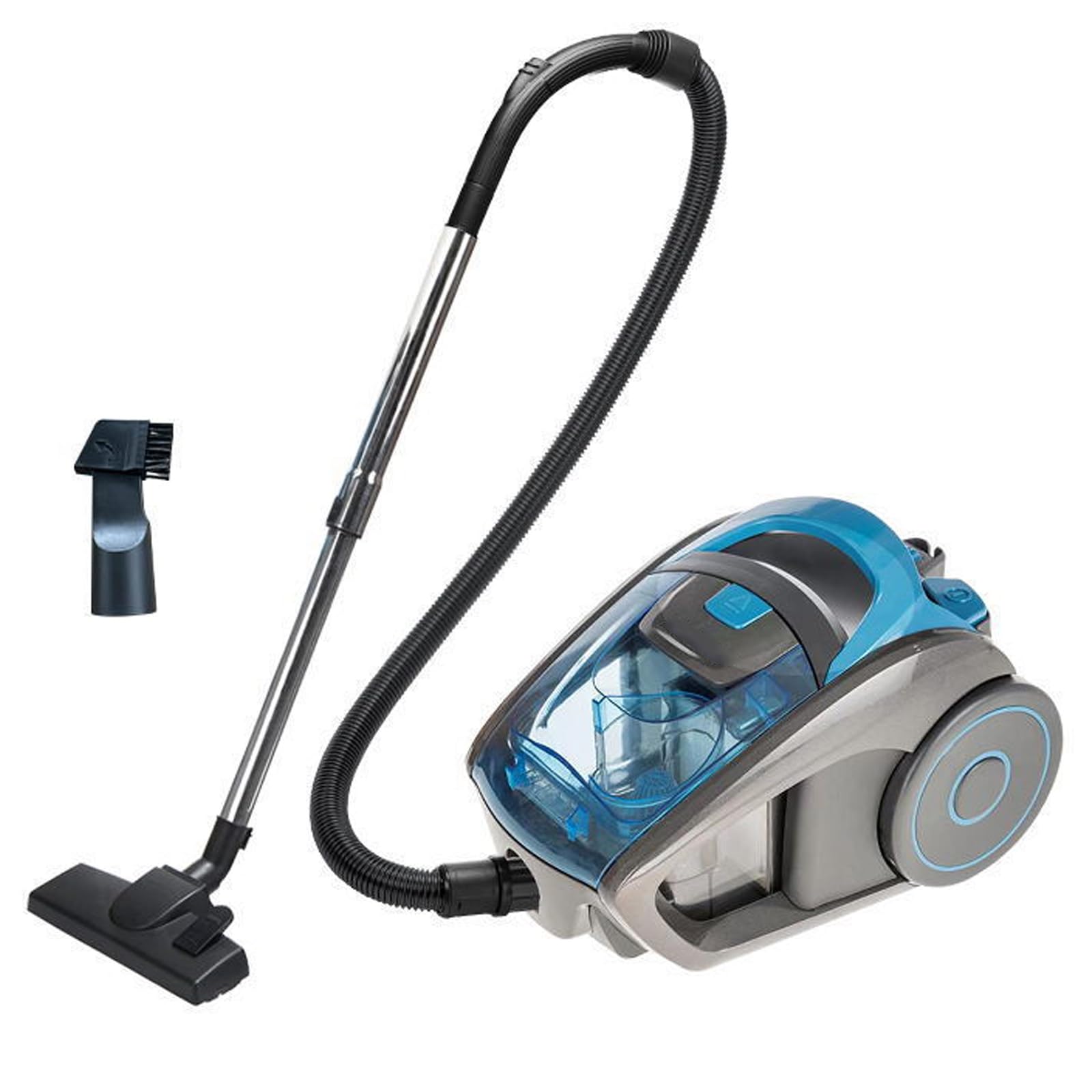 Aspiradora de Trineo sin Bolsa de 1.8L, aspiradora de Mano con Manguera antitorsión y Tapa Visible, filtración múltiple, para la Limpieza de Pisos de Madera, alfombras y baldosas de cerámica