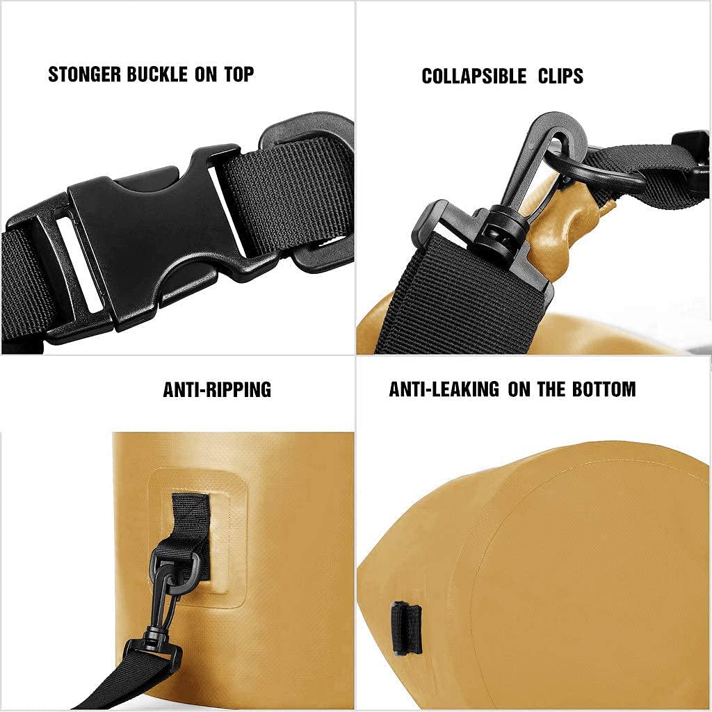 Unigear Borsa Impermeabile (2L/5L/10L/20L/30L/40L/55L) per Attività all'Aria Aperta e Sport Acquatici, Campeggio, Kayak, Pesca, con Custodia Impermeabile per Cellulare