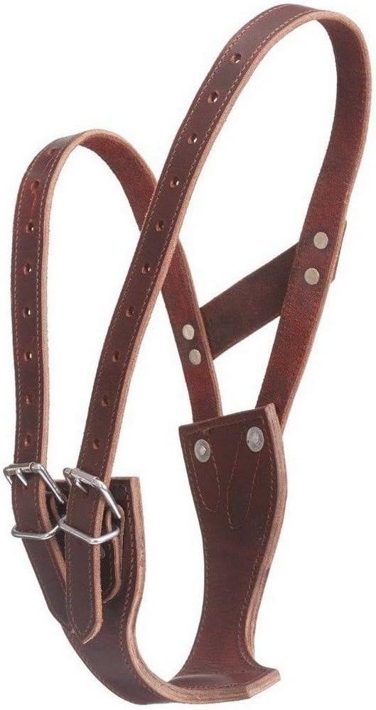 Tough 1 Crib Be Gone Leather Collar Horse