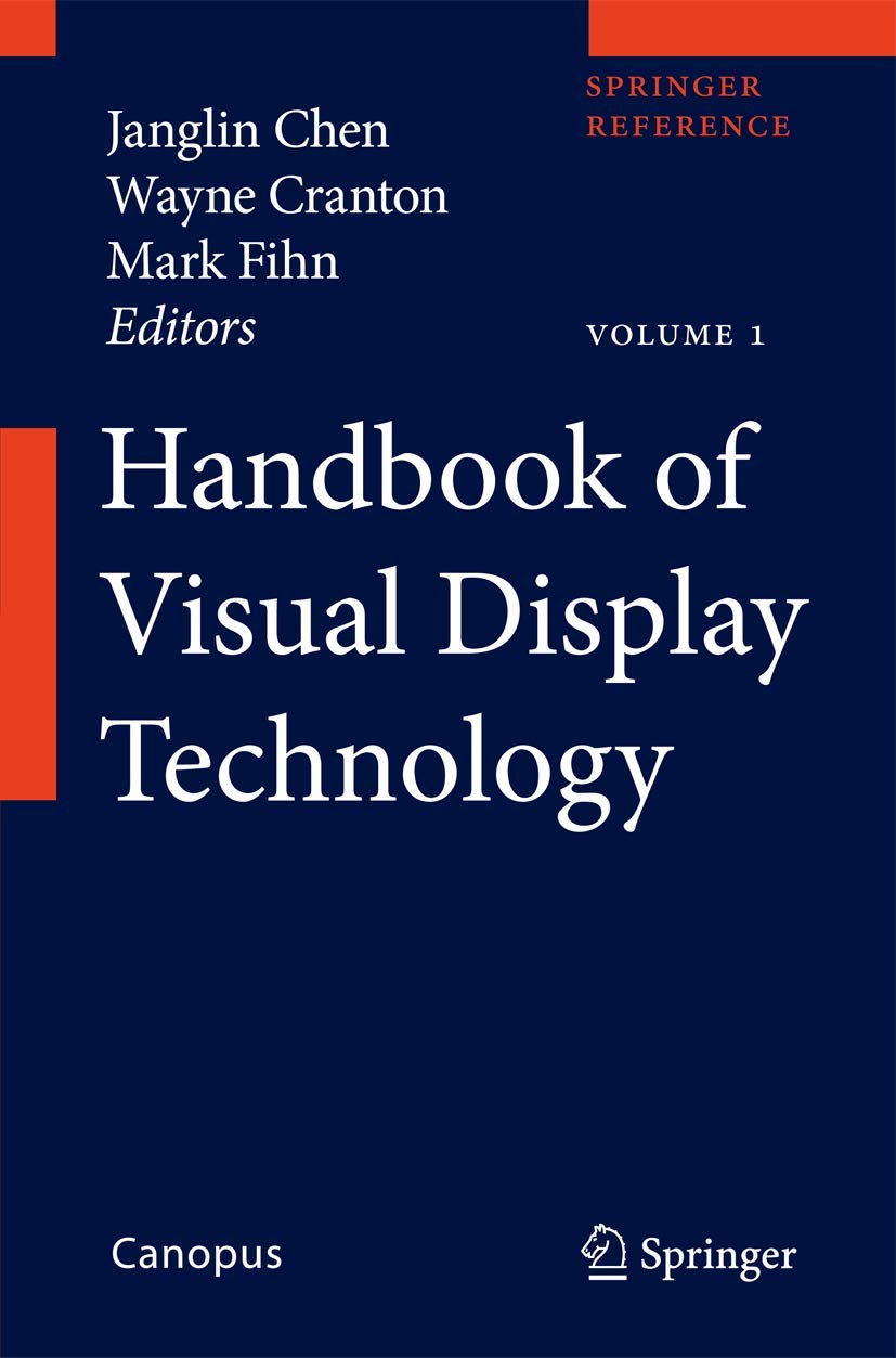 Handbook of Visual Display Technology Chen, Janglin, Cranton, Wayne