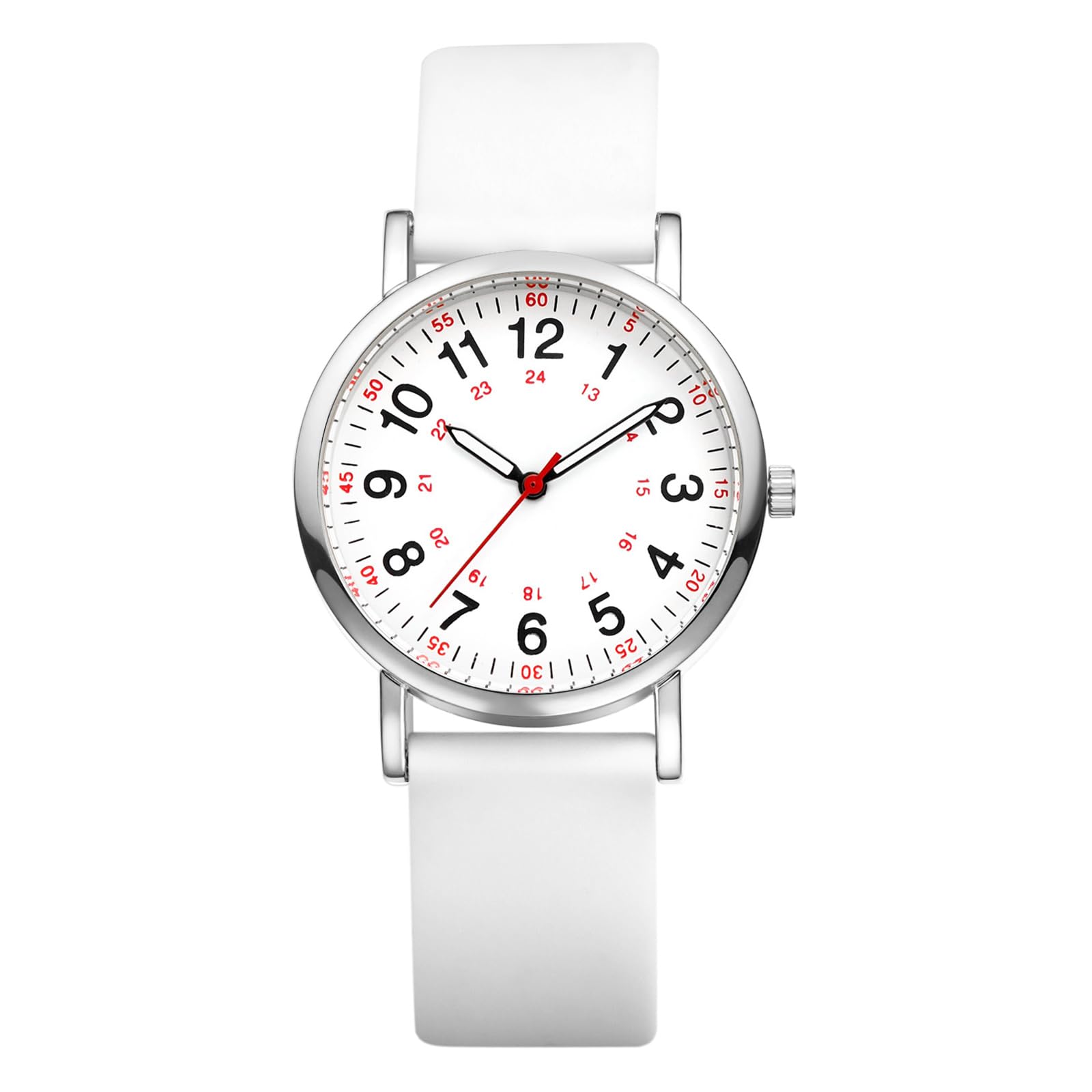 JewelryWe Uhren Damen Edelstahl Rechteckig: 30m wasserdichte