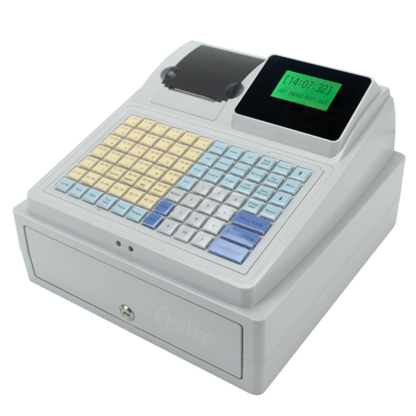 美品 Uレジ レジスター 8部門 適格簡易請求書 U-ECRO01　250818 Amazon.co.jp: レジスター 業務用 小型 インボイス、電子レジ、多機能
