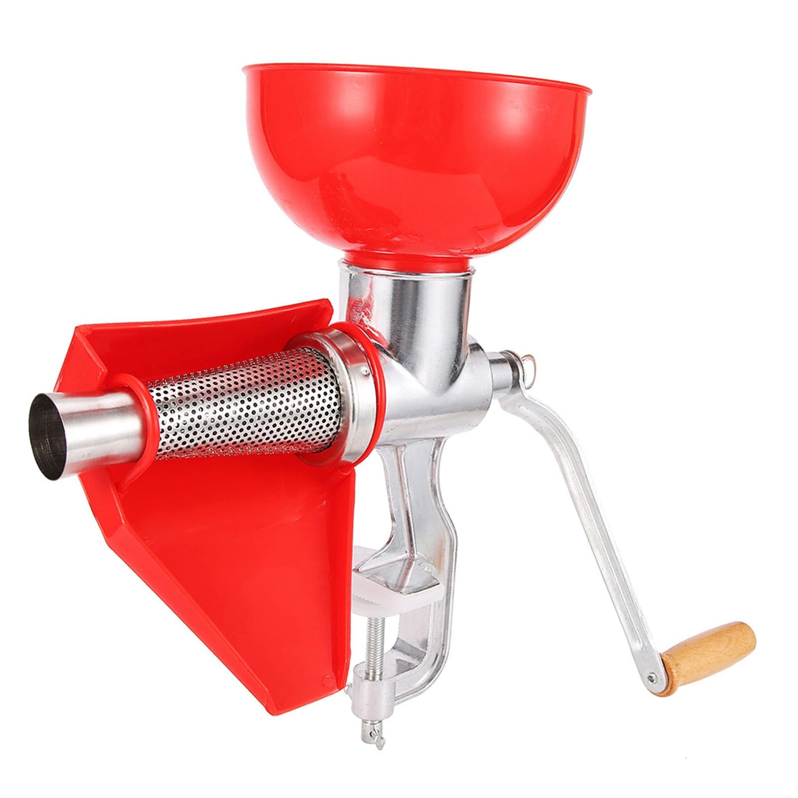 Greensen Spremipomodoro Manuale in Acciaio Inossidabile, Filtro per Frutta e Verdura, Grande Capacità, per Bevande Domestiche