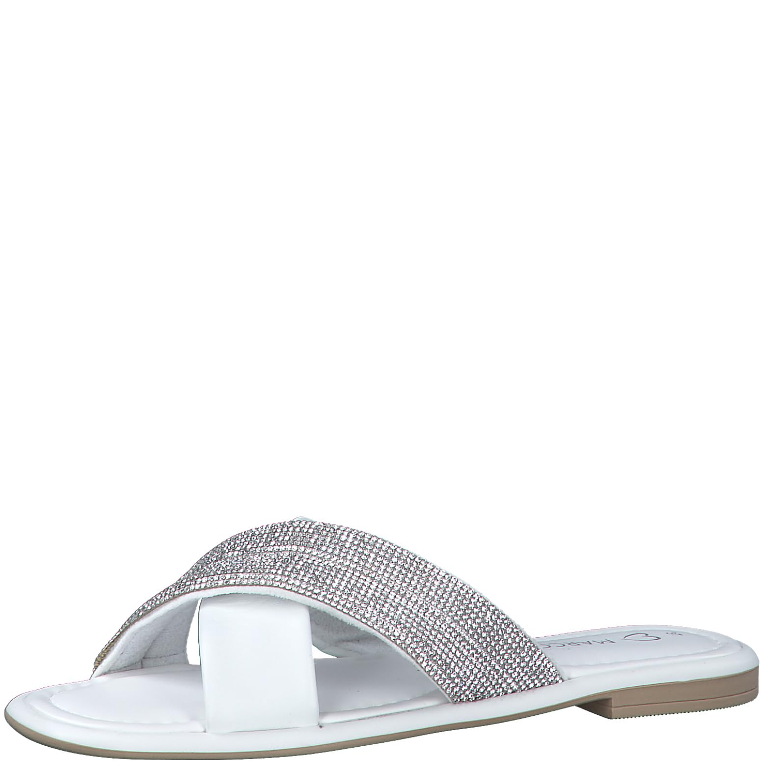 MARCO TOZZI Women's 2-27123-42 Mule, White Comb, 6.5