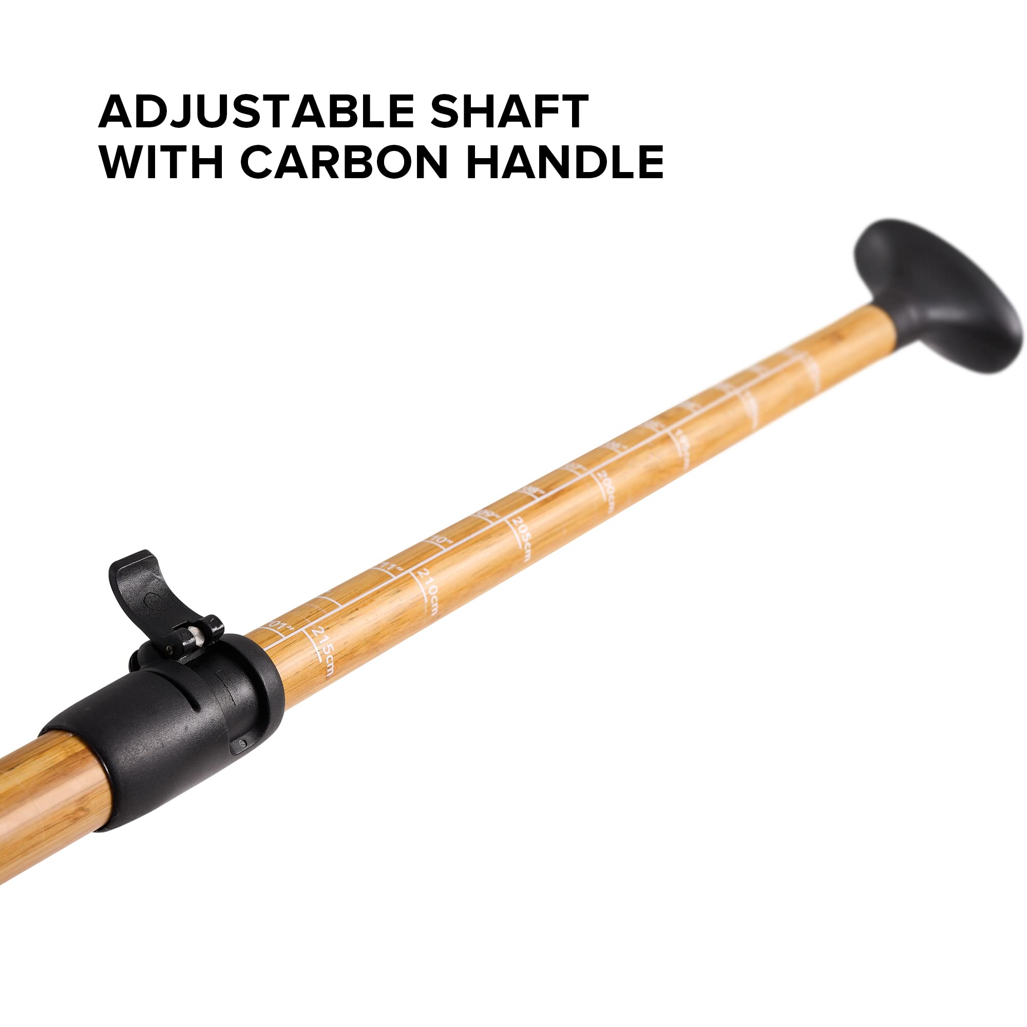AZTRON Phase Bamboo Carbon 3-Section Paddle