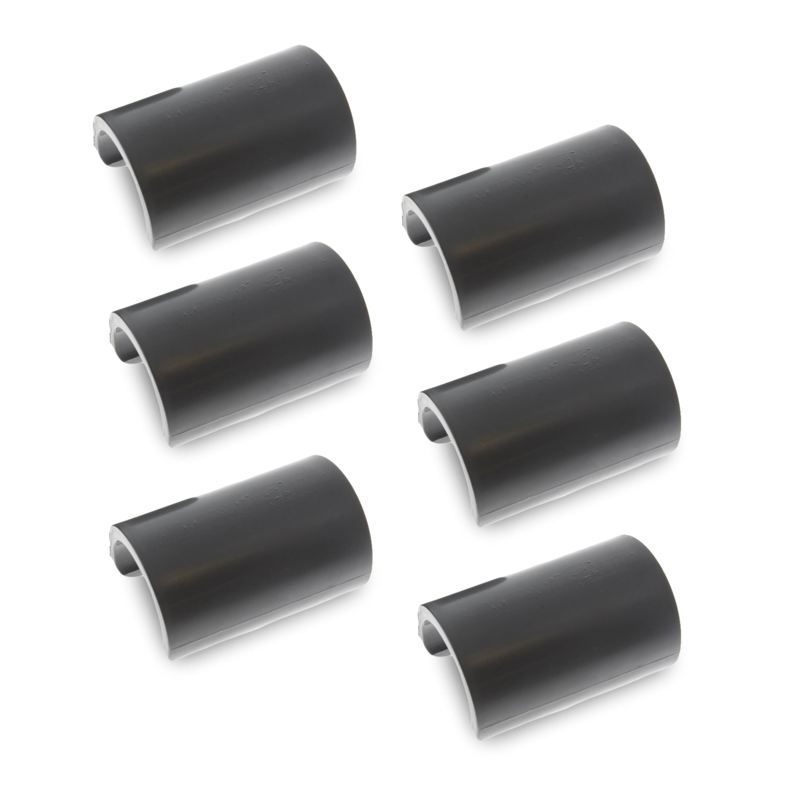 Terricraft's Original Bimini Boat Clip - Clips for Boat Rails or T-Tops - Holds Towels or Clothes for Drying, Privacy, and Convenience - Bimini Top Accessories for Boaters (Grey Round 7/8")