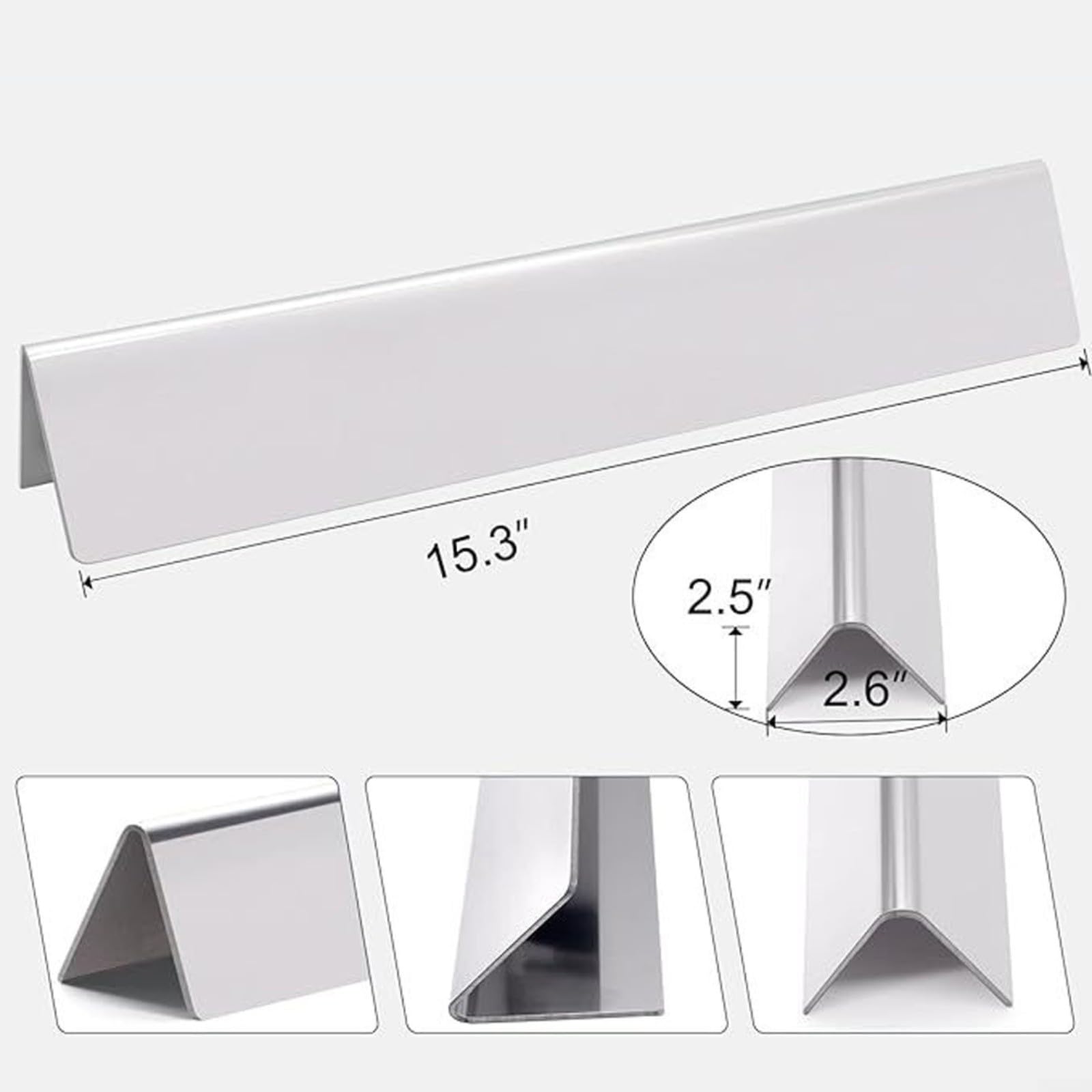 Bruciatore per grill resistente 69787 con 5 per aromatizzatore per barre serie 7636 E-310 E-315 E-320 E-330 e II 300 per kit di ricambio (A)