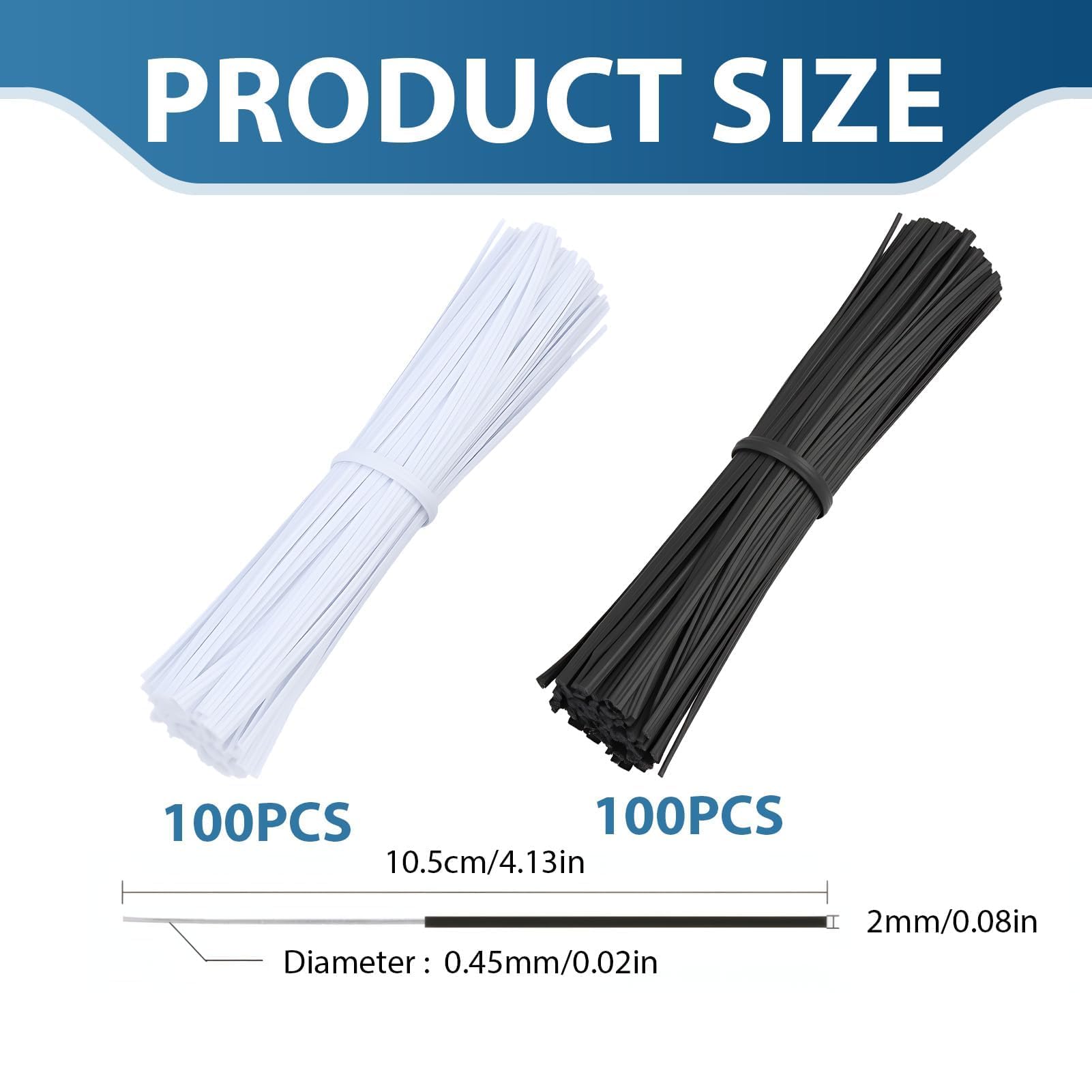 Cable Ties, opaski kablowe, opaski kablowe wielokrotnego użytku, 200 sztuk, drut żelazny powlekany tworzywem sztucznym, wszechstronne zastosowanie opaski kablowe do wiązania, mocowania i