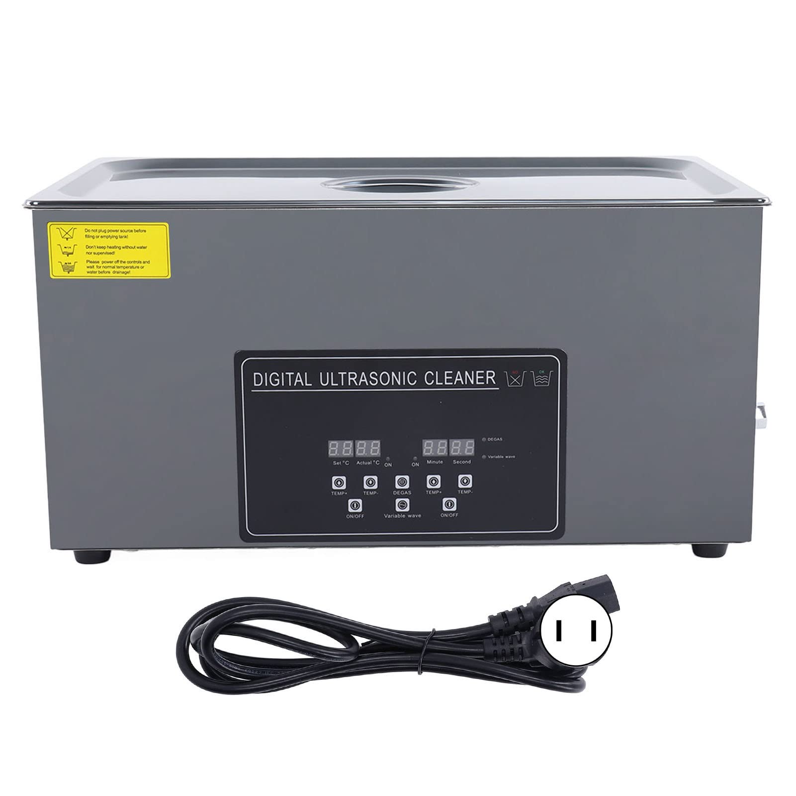 Amazon.co.jp: 超音波洗浄機、480W + 500W超音波洗浄機20〜80℃調整可能