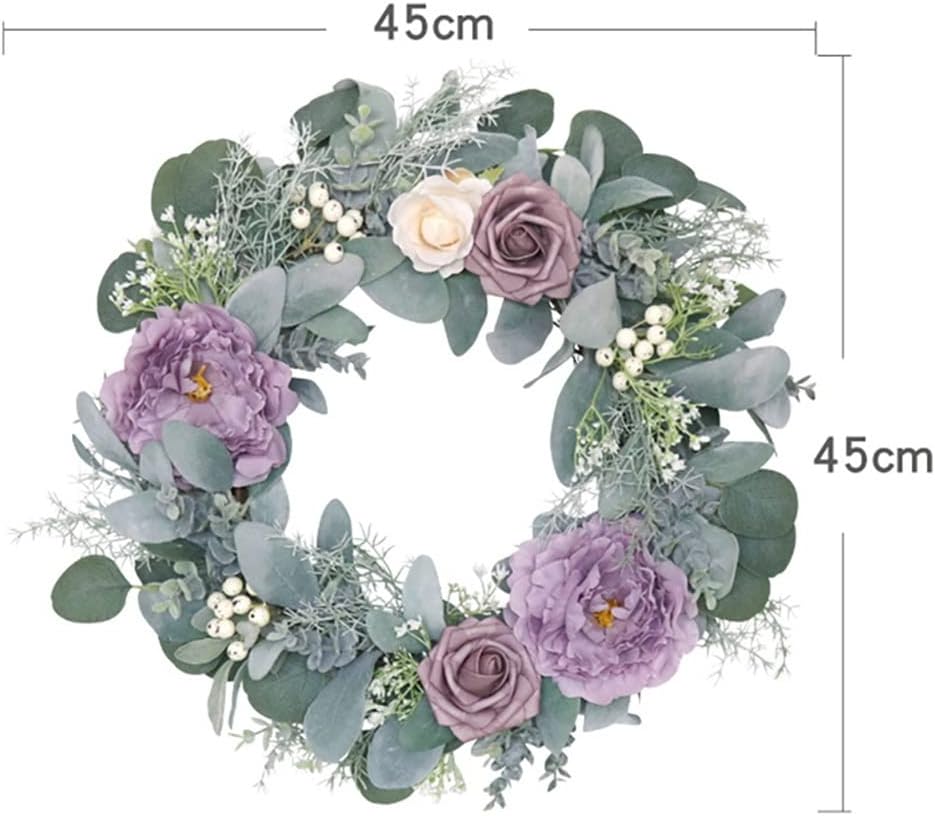 Spring Wreath Wreath for Front Door Farmhouse Wall Window Decor