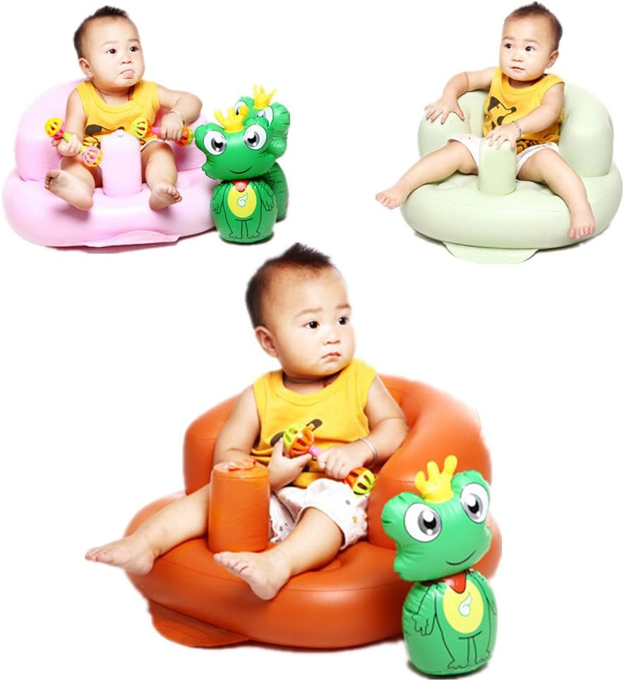 Safety Inflatable Baby Chair Portable Kids Sofa (Pink)