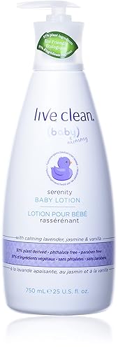 LIve Clean Baby & Mommy Serenity - Loción para bebé, 25.4 fl oz, 25 onzas líquidas {Importada de Canadá}