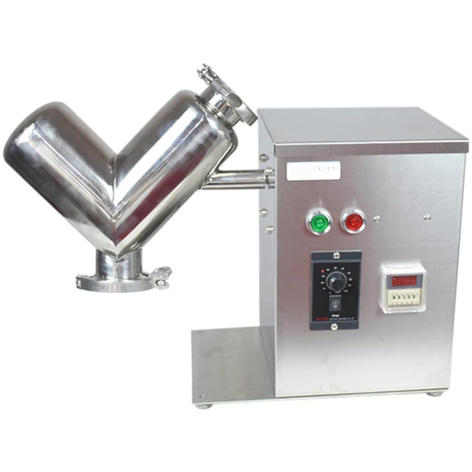 Kleiner V-Typ-Mixer mit LED-Anzeige und Timer für Labor-Lebensmittelverarbeitung